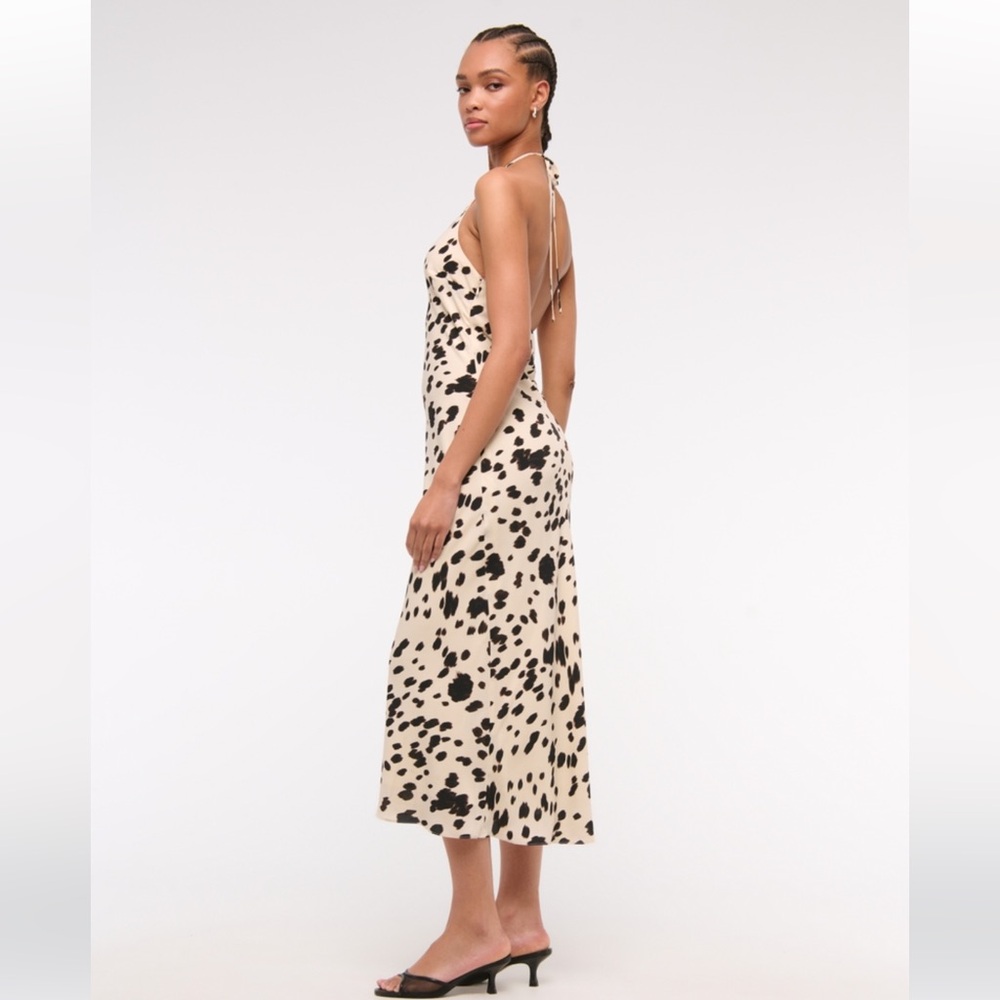 Halter Slip Midi Dress